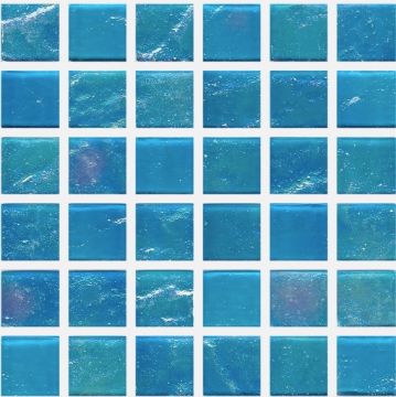 Aquabella Aurora Borealis Marvel 1x1 Glass Tile